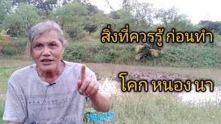 สิ่งที่ควรรู้ ก่อนทำ โคก หนอง นา