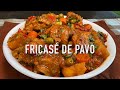 Fricasé de Pavo (Guanajo) Estillo Cubano | Cocina Con Fujita