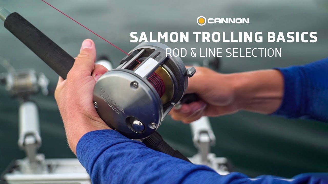 Salmon Trolling Basics - Rod and Line Recommendations 