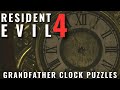 Resident evil 4 remake  grandfather clock puzzles standard difficulty