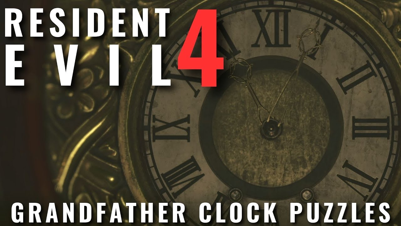 Resident Evil 4 Remake - Ashley - Grandfather Clock Time Solved  (Professional Difficulty). 