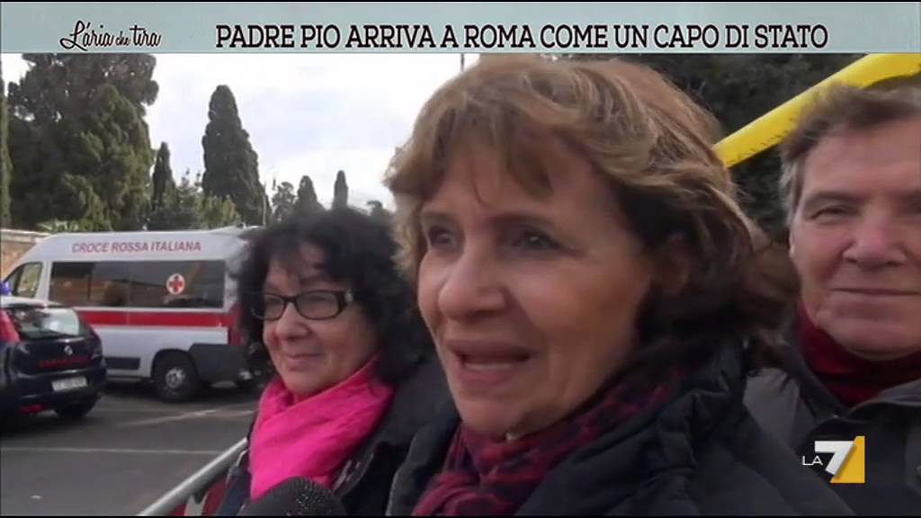 Padre Pio arriva a Roma come un capo di stato