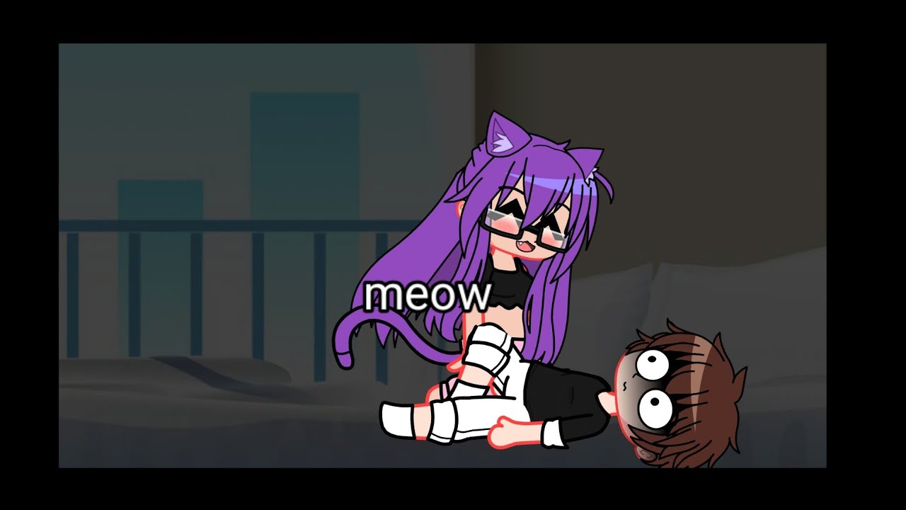 Gacha harem Mc x harem ddlc yuri turned into a cat - YouTube