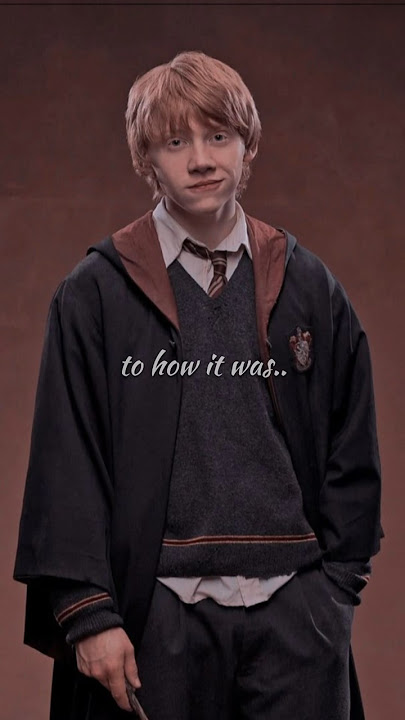 Ron Weasley x we used to be crazy in love #harrypotter #ronweasley