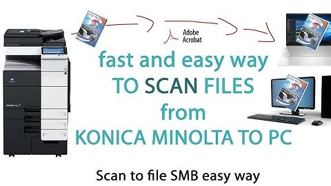 Scan to SMB(PC) in konica c227i #konicaminolta #copierservice #printerfix  #networking #copierguide