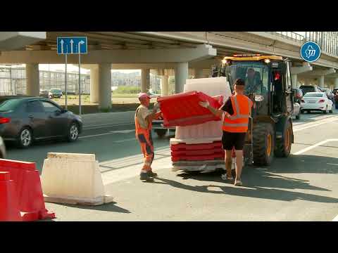 Открыли правый поворот с Обхода Тюмени на ул. Мельникайте