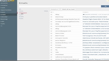 EspoCRM IMAP Blazing Fast - Same folders as Vtiger 7.1