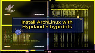 Install Arch linux with hyprland hyprdots step by step in 12 minutes