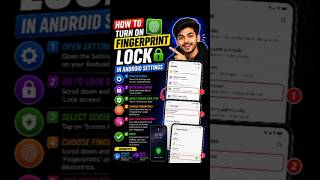 How to Set Fingerprint Lock on Android Phone 🔒How to Turn On Fingerprint Lock in Android Settings