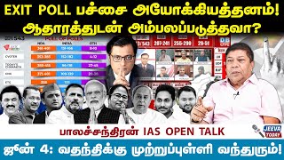 EXIT POLL பச்சை அயோக்கியத்தனம்!ஆதாரத்துடன் அம்பலப்படுத்தவா? | balachandran ias | Jeeva Today |