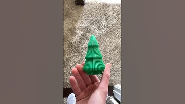 3d Printed Modern Christmas Tree🎄#bambulab #3dprinting #christmas #christmastree #tech#modern #deco