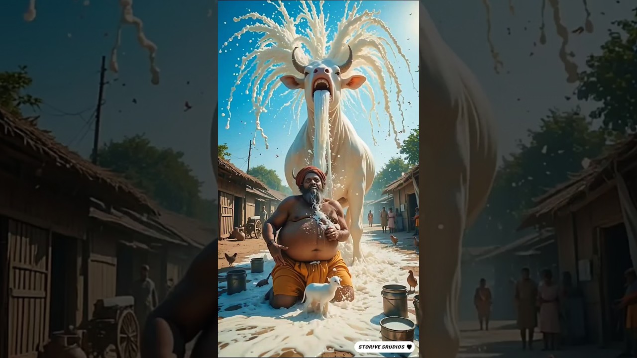 A Hungry Farmer Flood of Milk. 