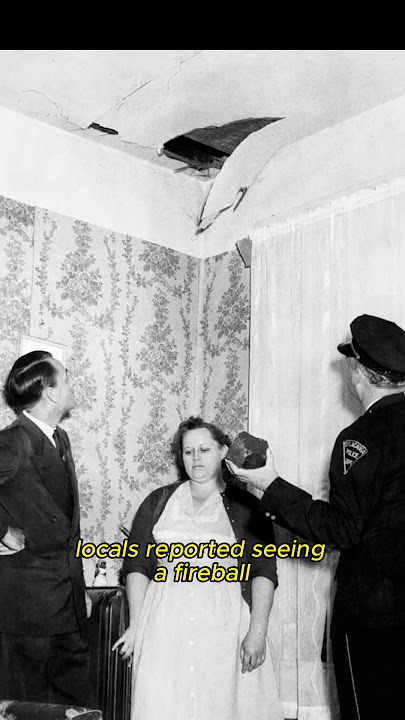 The Woman Who Was Hit by a Meteorite. 😱📸