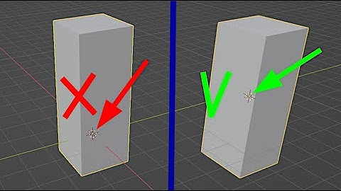 Origin to Center of Geometry with shortcuts | Blender 3D