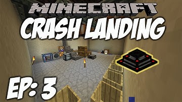 Minecraft: Crash Landing Episode 3 - Automated Cobbelstone Generator