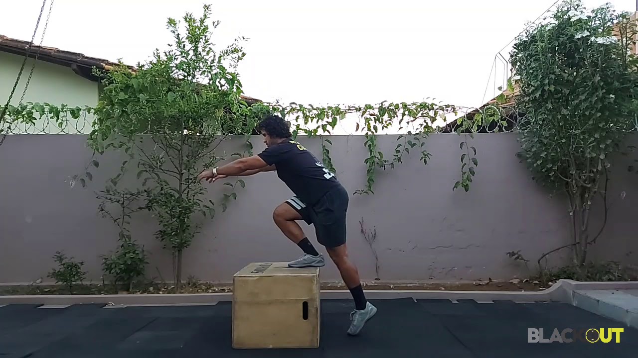 Step Down (Box) Eccentric (Descida da caixa controlada) - YouTube