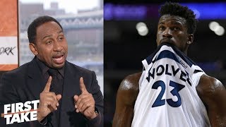 Stephen A.: Jimmy Butler hurt his trade value with heated Wolves' practice | First Take