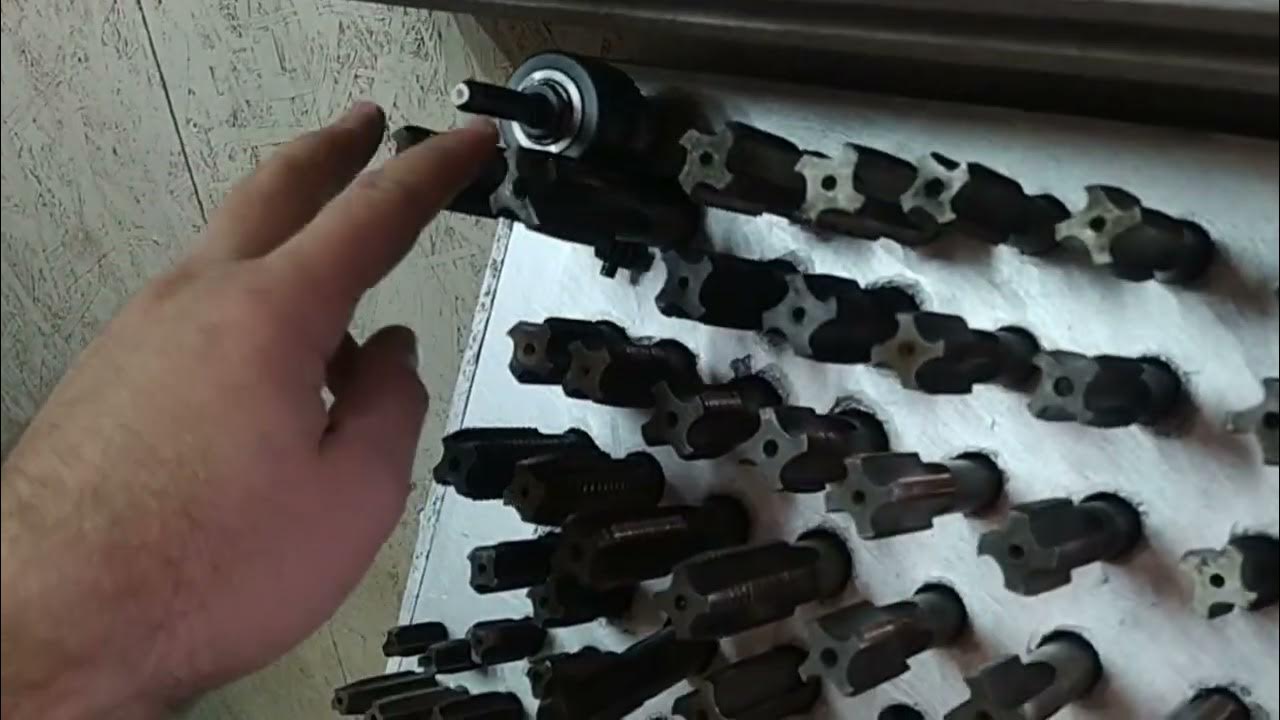 Подставка для метчиков, сверл. Быстро и просто... - YouTube