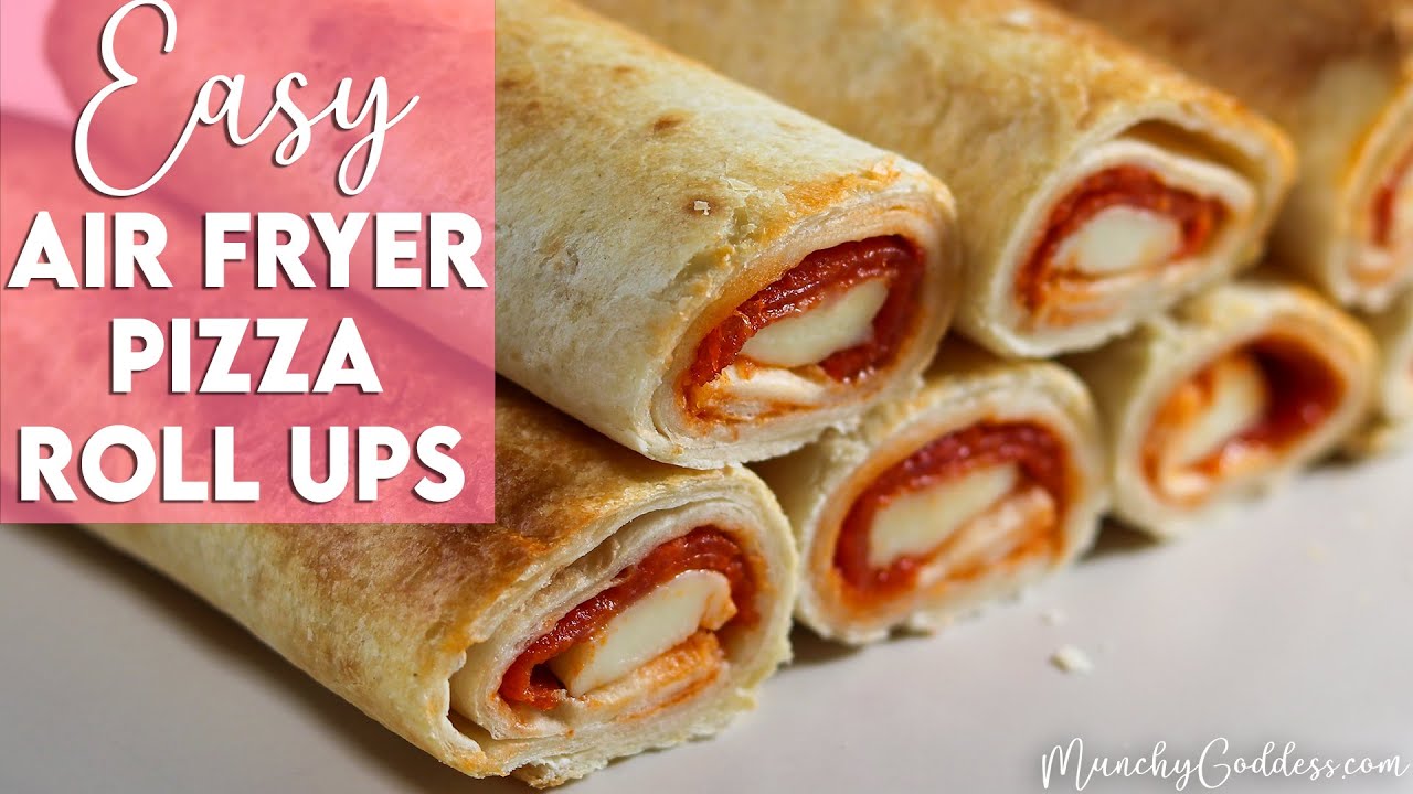 Easy Air Fryer Pizza Roll Ups Recipe