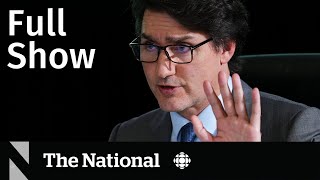CBC News: The National | Trudeau testifies on foreign interference screenshot 5