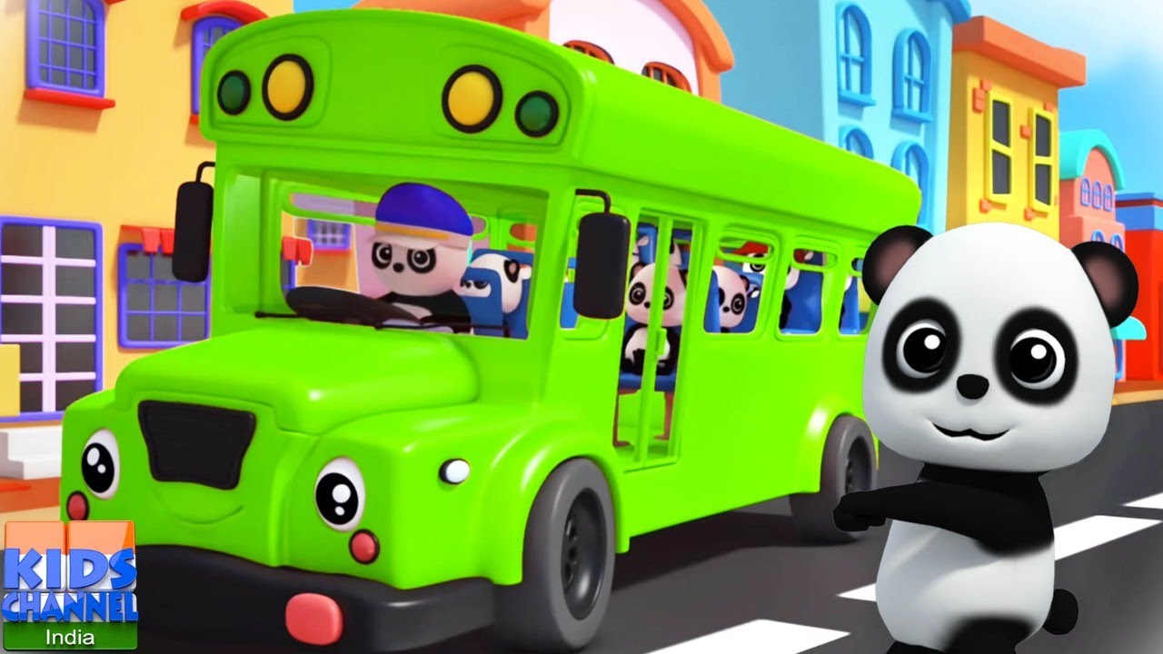 Wheels On The Bus, Nursery Rhymes and Kids Song