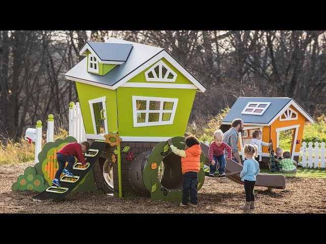 Landscape Structures Inc. with another brand new way to play! The Smart  Play Sprig provides younger children with multiple ways to play. Kids ages  2 to 5