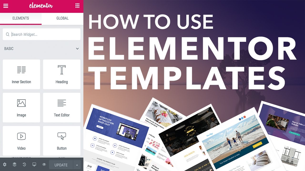 Update How To Use Elementor Templates