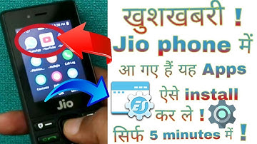 How to install whatsapp,youtube and filemanager in jio phone in just 5 minutes.(100%real)/By TechU !