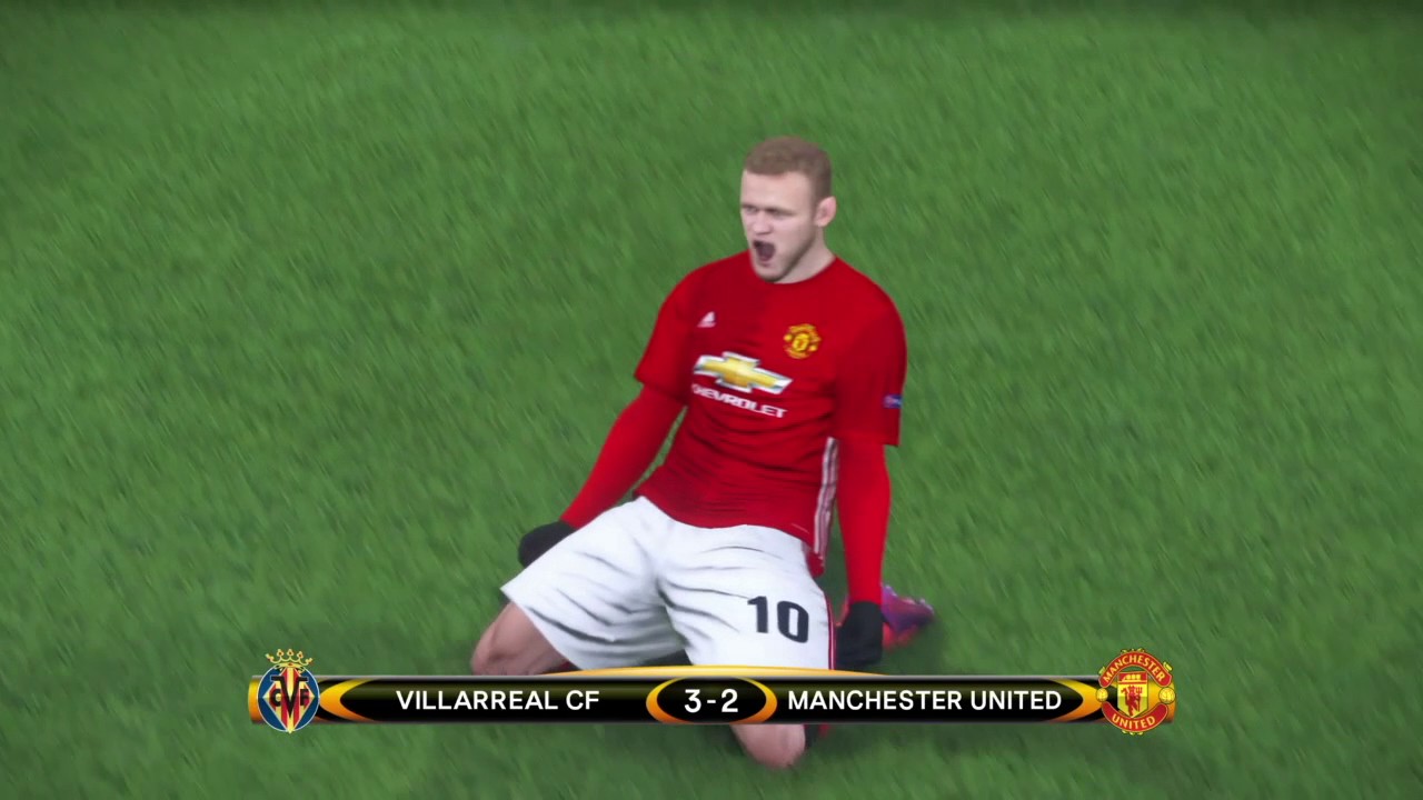 PES 2017 Manchester United Top 10 Goals YouTube