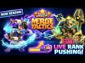 Merge tactics rank pushing live 💎💎#clashroyale #supercell #clashroyalelive