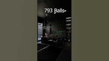 Intense kitchen simulation with over 10k balls 🔥 #blenderanimation #blender3d