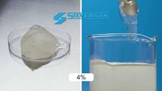 Viscosidade de soluções de alginato em várias concentrações Viscosidade de soluções de alginato em várias concentrações