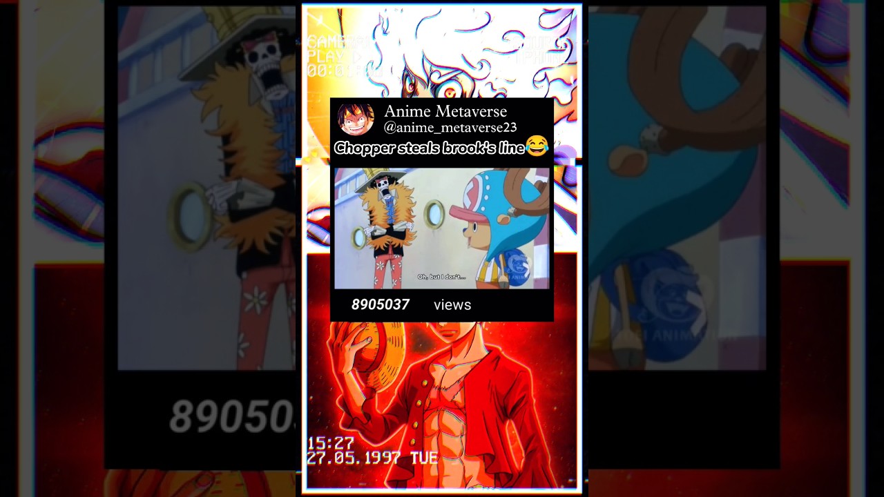 Chopper uses brook's line 😂 