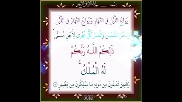 سورة فاطر الآية ( 13 )