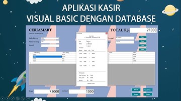 UTS PEMROGRAMAN VISUAL || DEMO APLIKASI KASIR || VISUAL BASIC || MENGGUNAKAN DATABASE