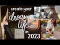 how to make 2023 your BEST YEAR YET! vision board, goal setting, new habits, apartment deep clean