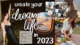 how to make 2023 your BEST YEAR YET! vision board, goal setting, new habits, apartment deep clean