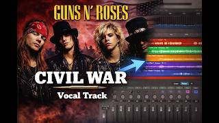 Guns N' Roses - Civil War Vocal track only