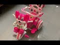 Amardeep and Co Baby Tricycle with Parental Control, Pink, Unboxing, and Fitting,