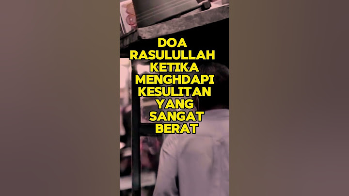 doa menghadapi kesulitan
