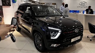 Black Mafia 😎🖤 NEW Hyundai Creta SXO Knight Edition  @ ₹ 19.20 Lakhs