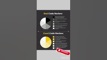 Good Code review vs Bad Code review #coding #trending #shorts
