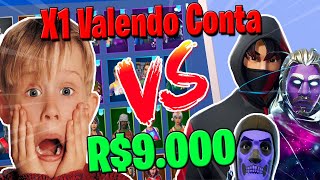 X1 Valendo Conta De R$9.000 No Fortnite!!!