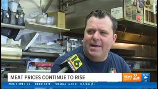 Jason Sabatelle on Wnep TV (The Rising price of Meats) (3/ 9 /22)