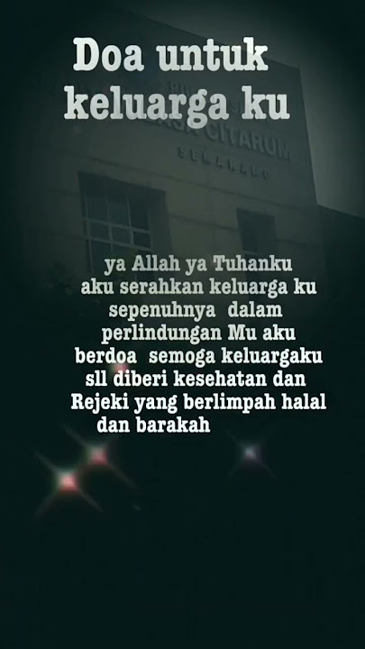 doa untuk keluarga