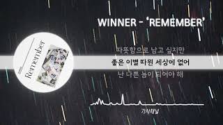 Download Lagu WINNER(위너) - 'Remember' 가사, lyrics ㅣ [Winner - Remember]