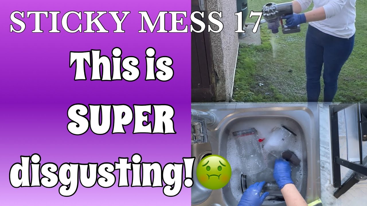 THIS IS DISGUSTING | I FEEL SO DIRTY NOW | DEEP CLEAN | STICKYMESS17
