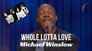 MICHAEL winslow  el NEGRO de LOCA academia de POLICÍA imita WHOLE lotta LOVE de LED zeppelin