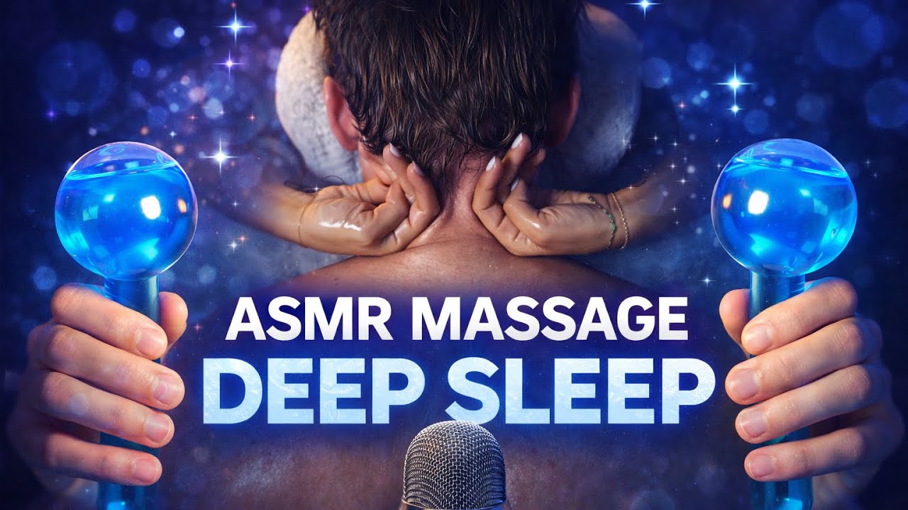 ASMR Deep Sleep Massage 🌙 Relax Your Mind & Body 