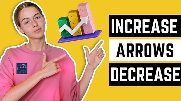 How to add Increase & decrease arrows in excel
